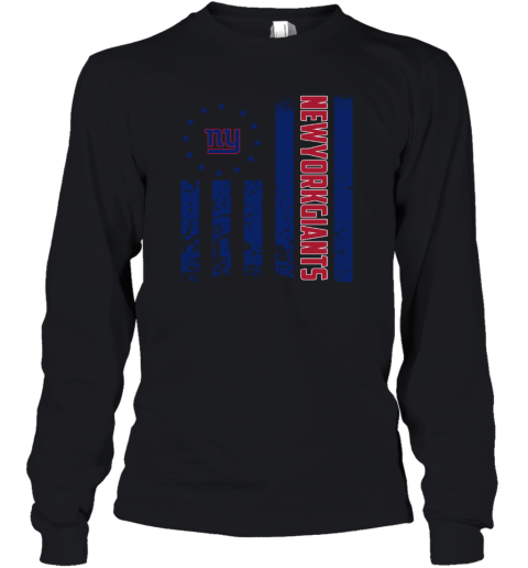 NFL New York Giants American Flag Youth Long Sleeve
