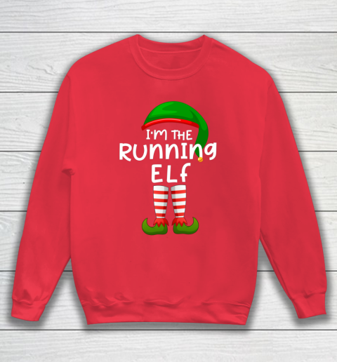 I m The Running Elf Funny Elf Family Matching Christmas Sweatshirt 7