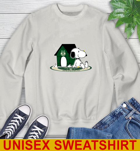 NBA Basketball Milwaukee Bucks Snoopy The Peanuts Movie Shirt Sweatshirt 12