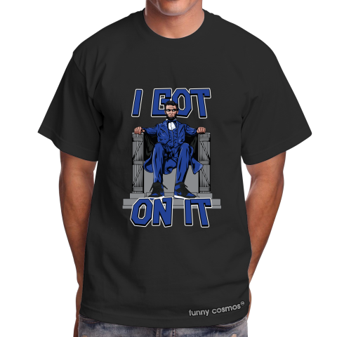 Air Jordan 1 Royal Matching Sneaker Shirt I Got On It Black And Royal Sneaker Shirt