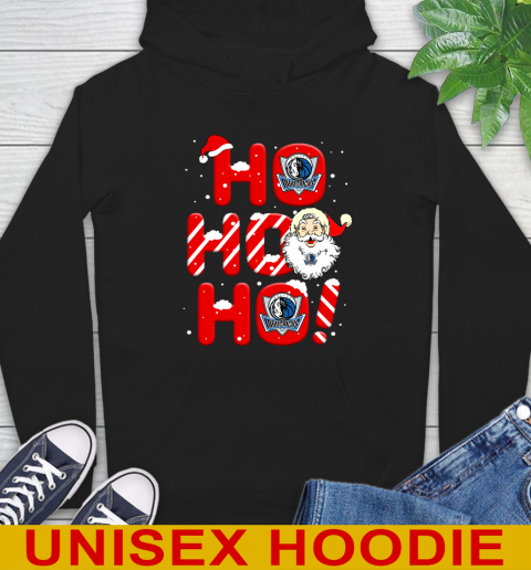 Dallas Mavericks NBA Basketball Ho Ho Ho Santa Claus Merry Christmas Shirt Hoodie