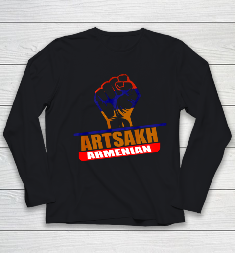 Artsakh Strong Artsakh is Armenia Armenian Flag GREAT Youth Long Sleeve