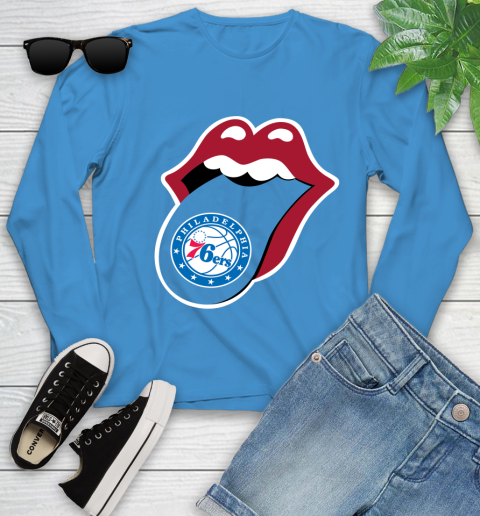Philadelphia 76ers NBA Basketball Lips I Root For My Team Adoring Fan 131