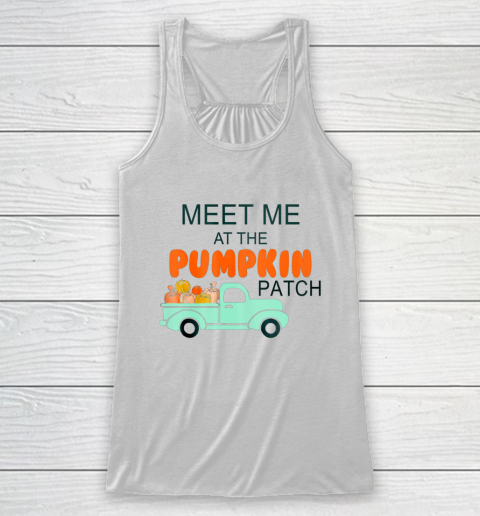 Halloween Costume Shirt Meet Me At The Pumpkin Patch Racerback Tank