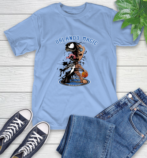 NBA Orlando Magic Basketball Venom Groot Guardians Of The Galaxy T-Shirt 11