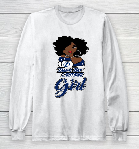 Tampa Bay Lightning Girl NHL Long Sleeve T-Shirt 2