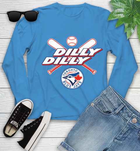 MLB Toronto Blue Jays Dilly Dilly Baseball Sports Youth Long Sleeve 7