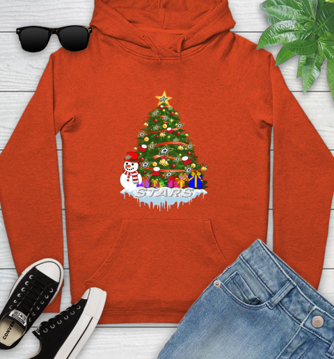Dallas Stars Merry Christmas NHL Hockey Sports Youth Hoodie 5