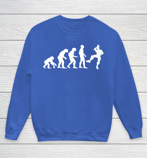 Fortnite Tshirt Human Evolution Take That L Emote Dance Youth Sweatshirt 6