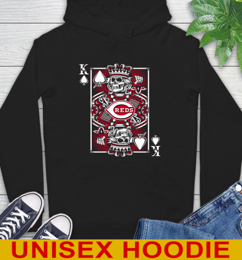 Cincinnati Reds MLB Baseball The King Of Spades Death Cards Shirt Hoodie