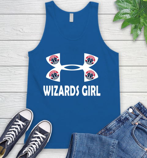 NBA Washington Wizards Girl Under Armour Basketball Sports Tank Top 4