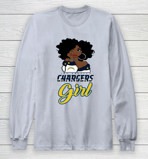 Los Angeles Chargers Girl NFL Long Sleeve T-Shirt 6