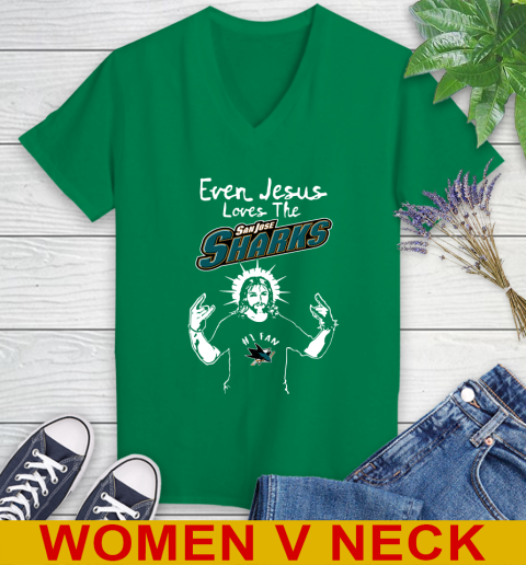 San jose sharks shirts women's top