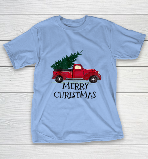 Vintage red store truck christmas shirt