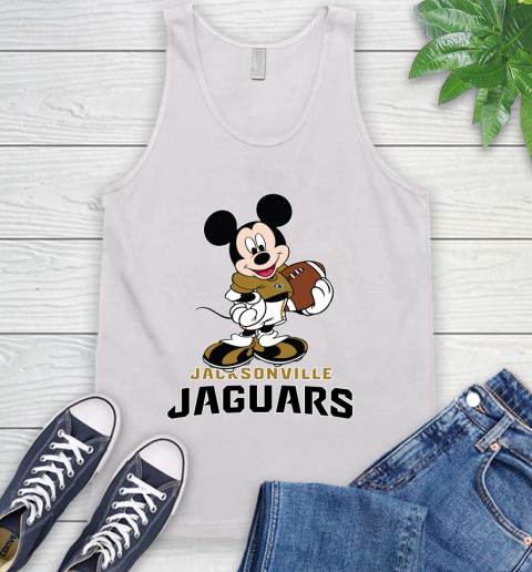 NFL Football Jacksonville Jaguars Cheerful Mickey Mouse Shirt Tank Top 2