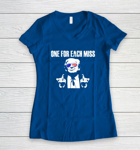 Trump One For Each Miss Women's V-Neck T-Shirt 5