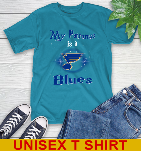 NHL Hockey Harry Potter My Patronus Is A St.Louis Blues T-Shirt 9