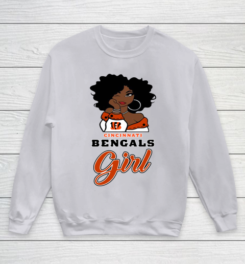 Cincinnati Bengals Girl NFL Youth Sweatshirt 4