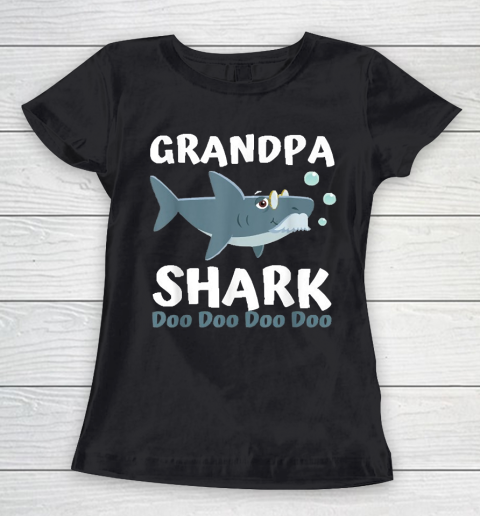 Grandpa Funny Gift Apparel  Fathers Day Gift From Wife Kids Baby Grandpa Women's T-Shirt