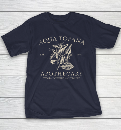 Funny Feminist Aqua Tofana Apothecary Vintage Youth T-Shirt 2