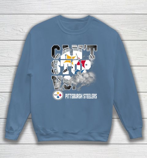 NFL Pittsburgh Steelers Can't Stop Vs Sweatshirt 6