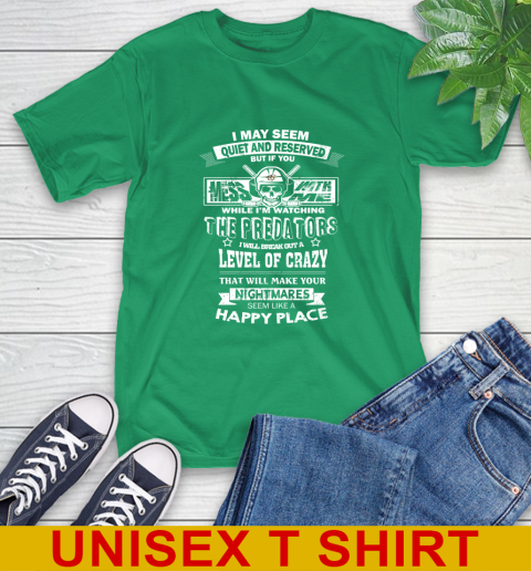 Nashville Predators NHL Hockey If You Mess With Me While I'm Watching My Team T-Shirt 7