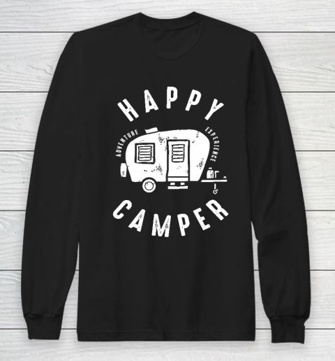 Happy Camping Camper Trailer W Long Sleeve T-Shirt