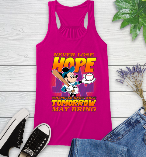 Los Angeles Dodgers MLB Baseball Mickey Disney Never Lose Hope Racerback Tank 7