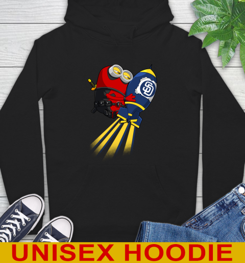 MLB Baseball San Diego Padres Deadpool Minion Marvel Shirt Hoodie