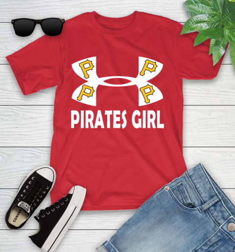 MLB Pittsburgh Pirates Under Armour Baseball Sports Youth T-Shirt 13
