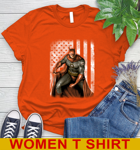 San Francisco Giants MLB Baseball Batman DC American Flag Shirt Women's T-Shirt 3