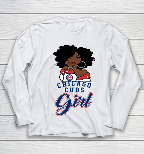 Chicago Cubs Girl MLB Youth Long Sleeve 2