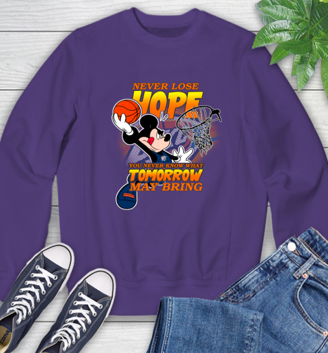 Oklahoma City Thunder NBA Basketball Mickey Disney Never Lose Hope Sweatshirt 4