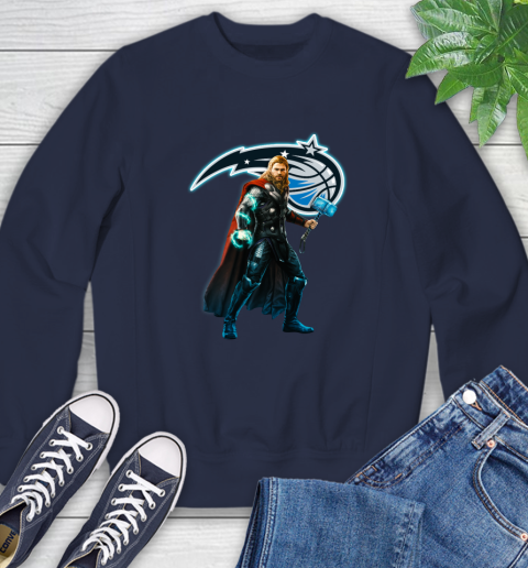 NBA Thor Avengers Endgame Basketball Orlando Magic Sweatshirt 3