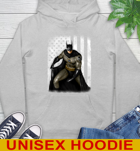 Los Angeles Kings NHL Hockey Batman DC American Flag Shirt Hoodie 6