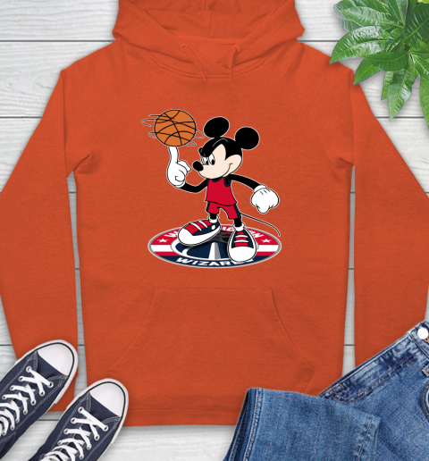 NBA Basketball Washington Wizards Cheerful Mickey Disney Shirt Hoodie 5