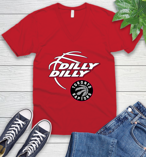 NBA Toronto Raptors Dilly Dilly Basketball Sports V-Neck T-Shirt 7