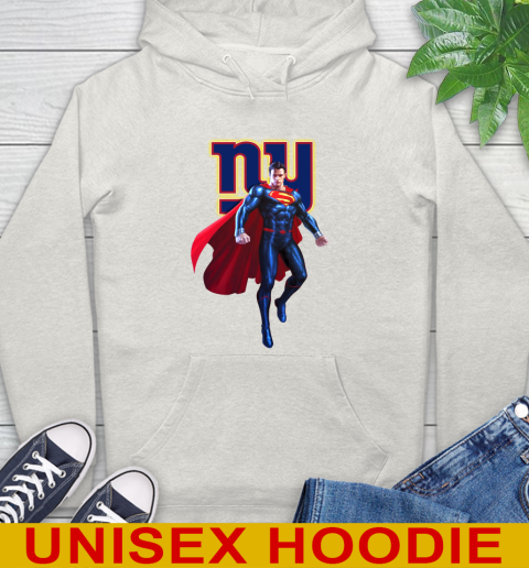 NFL Superman DC Sports Football New York Giants Hoodie 12