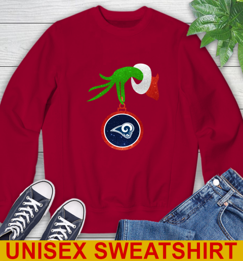 Los Angeles Rams Grinch Merry Christmas NFL Football Sweatshirt 7