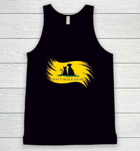 Don't Snack on Me Funny Cats Dogs, Pet Tank Top