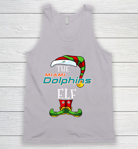 Miami Dolphins Christmas ELF Funny NFL Tank Top 3