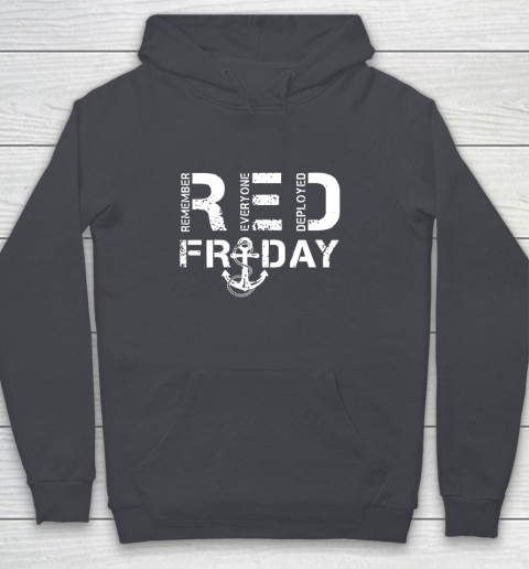 On Fridays We Wear Red Friday Military Navy Soldiers Youth Hoodie 5