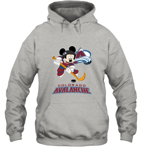 NHL Hockey Mickey Mouse Team Colorado Avanlanche Hoodie