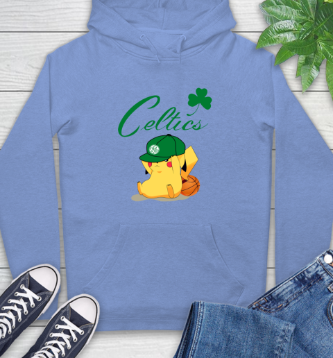NBA Pikachu Basketball Sports Boston Celtics Hoodie 11