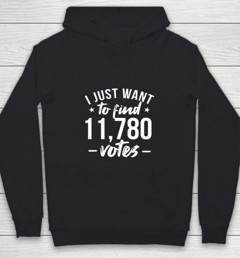 I just want to find 11780 votes US election Youth Hoodie