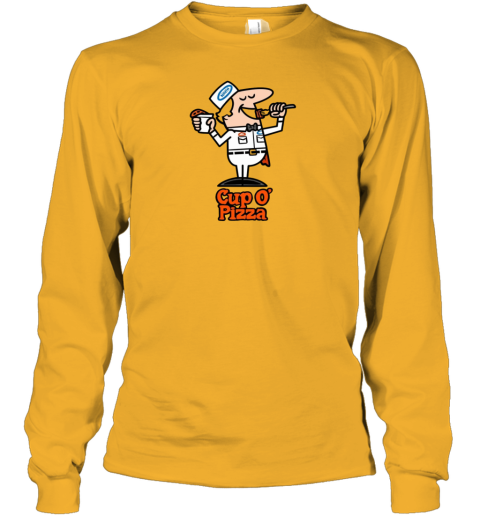 Cup O Pizza Long Sleeve T-Shirt - Father Figure Clothing