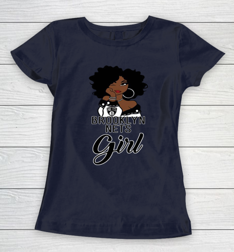Brooklyn Nets Girl NBA Women's T-Shirt 4