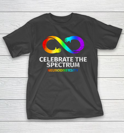Neurodiversity Celebrate Spectrum Infinity Autism Awareness T-Shirt
