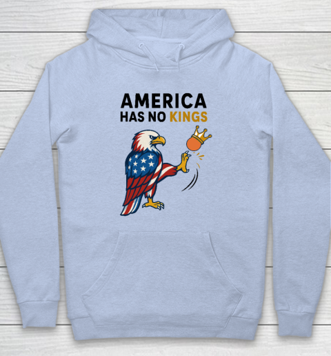 America Has No Kings Eagle Kick Orange Anti Trump Hoodie 5