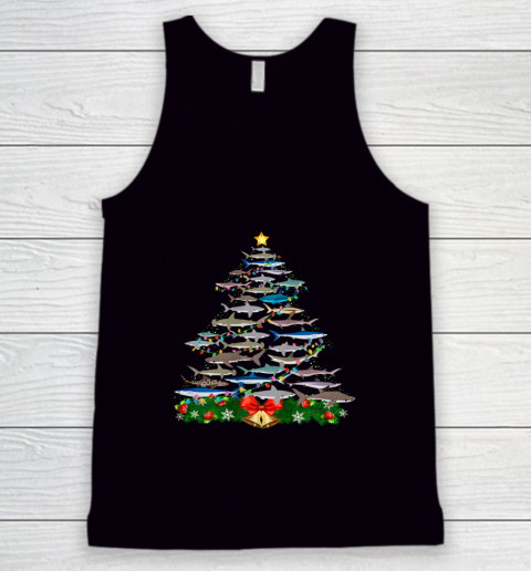 SHARK Christmas Tree Shirt SHARK Lovers Gifts Tank Top